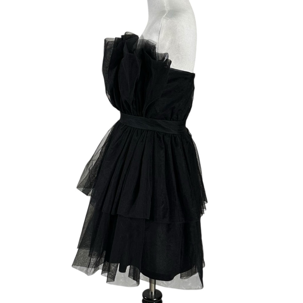 Altar'd State Daria Tulle Black Mini Dress Small Ballerina Fairy WhimsiGoth Punk - Picture 8 of 15